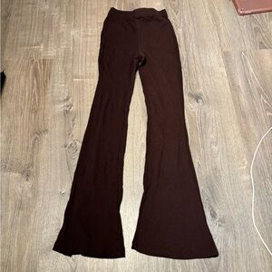 Dark Brown Flare Pants